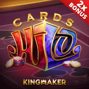 Poker card game with chips